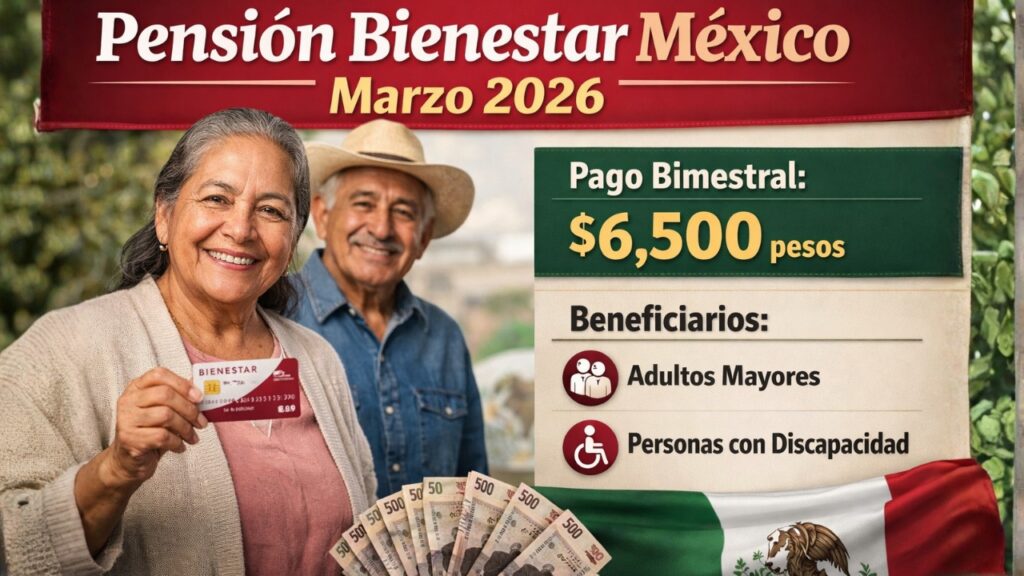 Pensión Bienestar México Marzo 2026 – Pago Bimestral y Beneficiarios