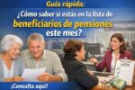Guía rápida: cómo saber si estás en la lista de beneficiarios de pensiones este mes