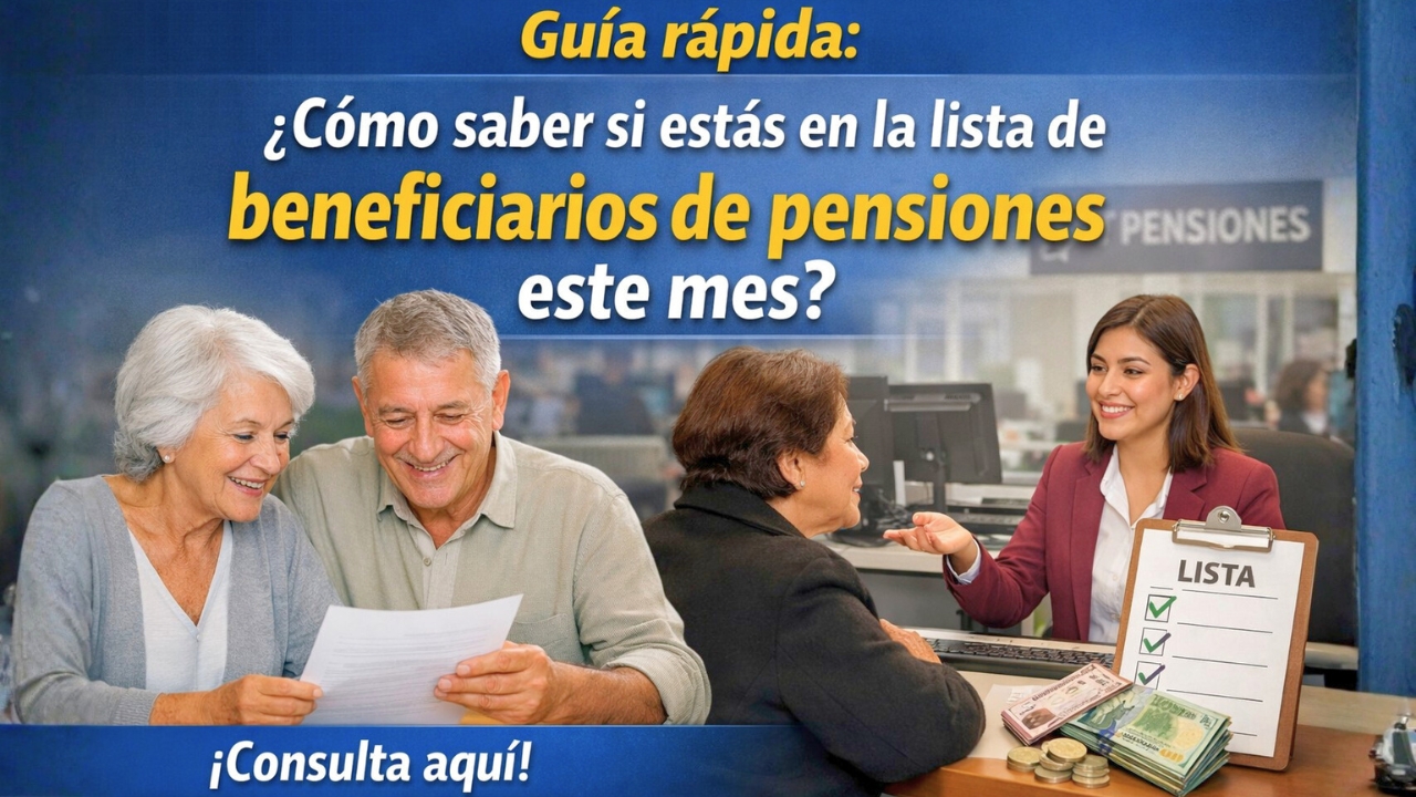 Guía rápida: cómo saber si estás en la lista de beneficiarios de pensiones este mes