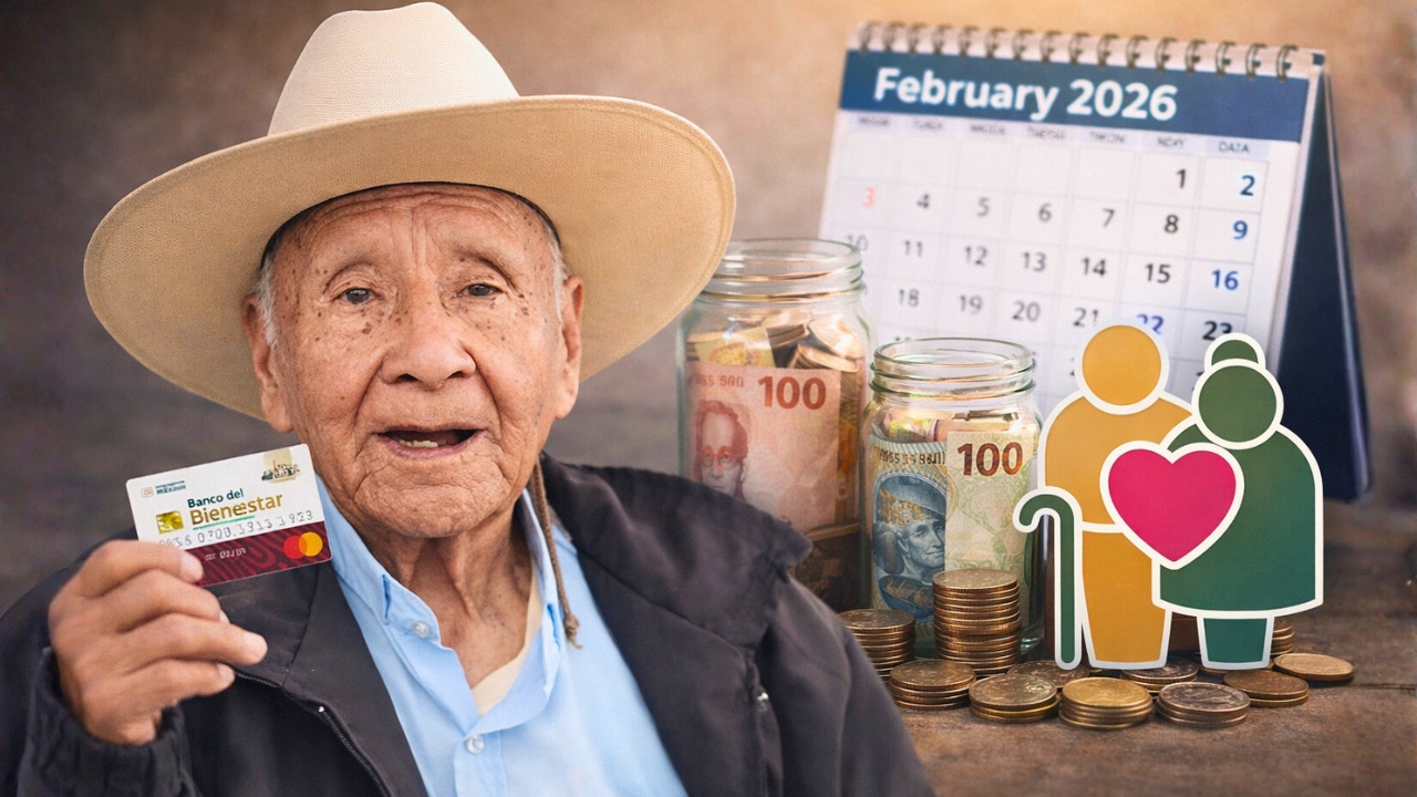 Pensión Bienestar Febrero 2026: Calendario Oficial, Quiénes Cobran y Montos Según Edad y Fecha