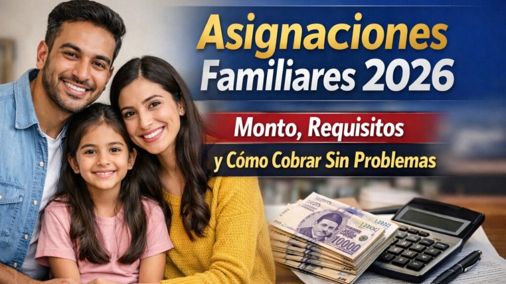 Asignaciones Familiares 2026: Monto, Requisitos y Cómo Cobrar Sin Problemas