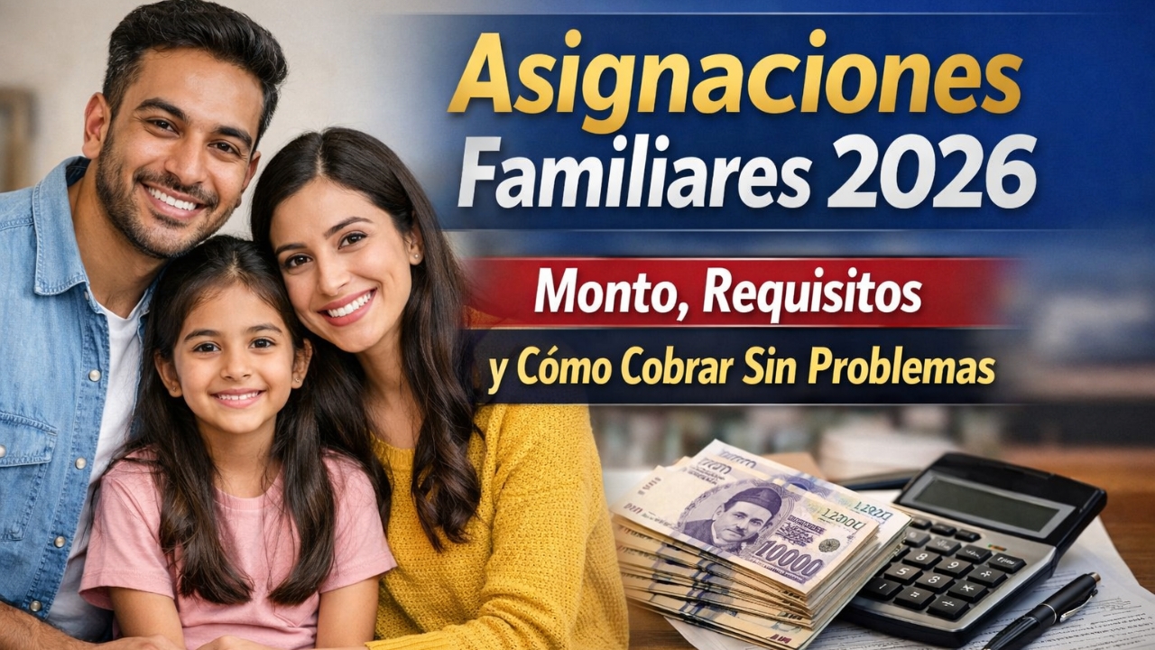 Asignaciones Familiares 2026: Monto, Requisitos y Cómo Cobrar Sin Problemas