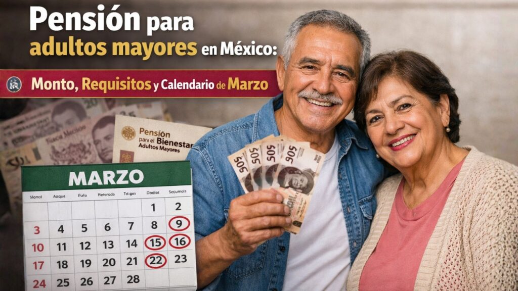 Pensión para adultos mayores en México: Monto, requisitos y calendario de marzo