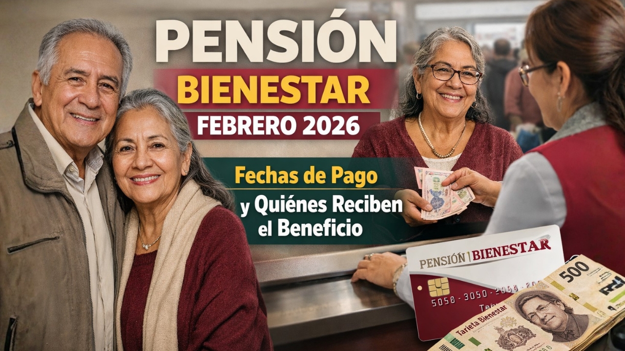 Pensión Bienestar Febrero 2026: Fechas de Pago y Quiénes Reciben el Beneficio