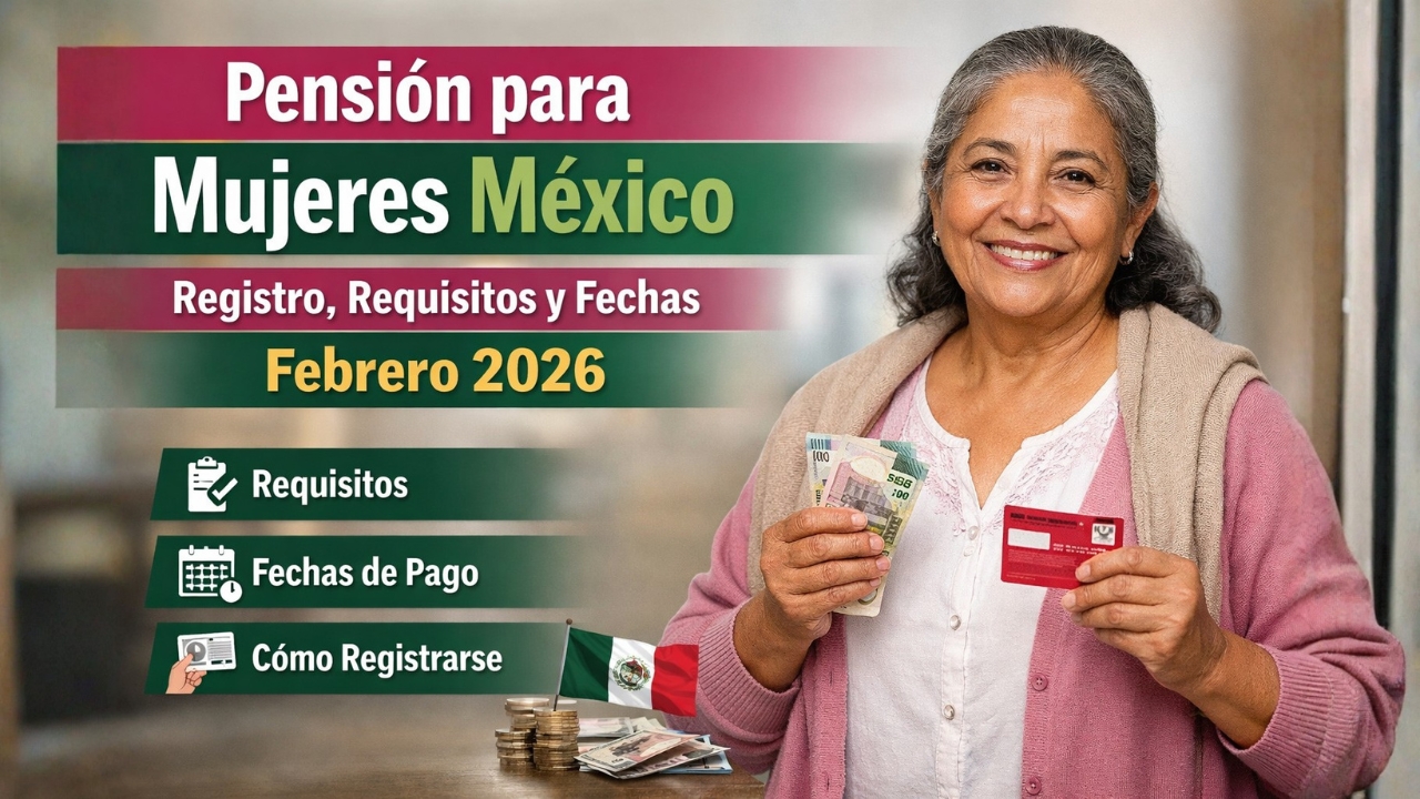 Pensión para Mujeres México – Registro, Requisitos y Fechas Febrero 2026