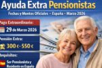 Ayuda Extra Pensionistas – Fechas y Montos Oficiales España Marzo 2026